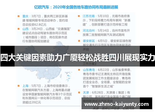 四大关键因素助力广厦轻松战胜四川展现实力