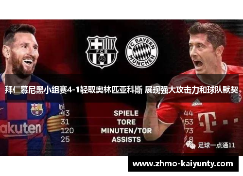 拜仁慕尼黑小组赛4-1轻取奥林匹亚科斯 展现强大攻击力和球队默契